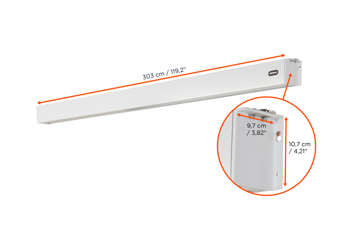 celexon Batterie Leinwand V2.0 Motor Professional Plus