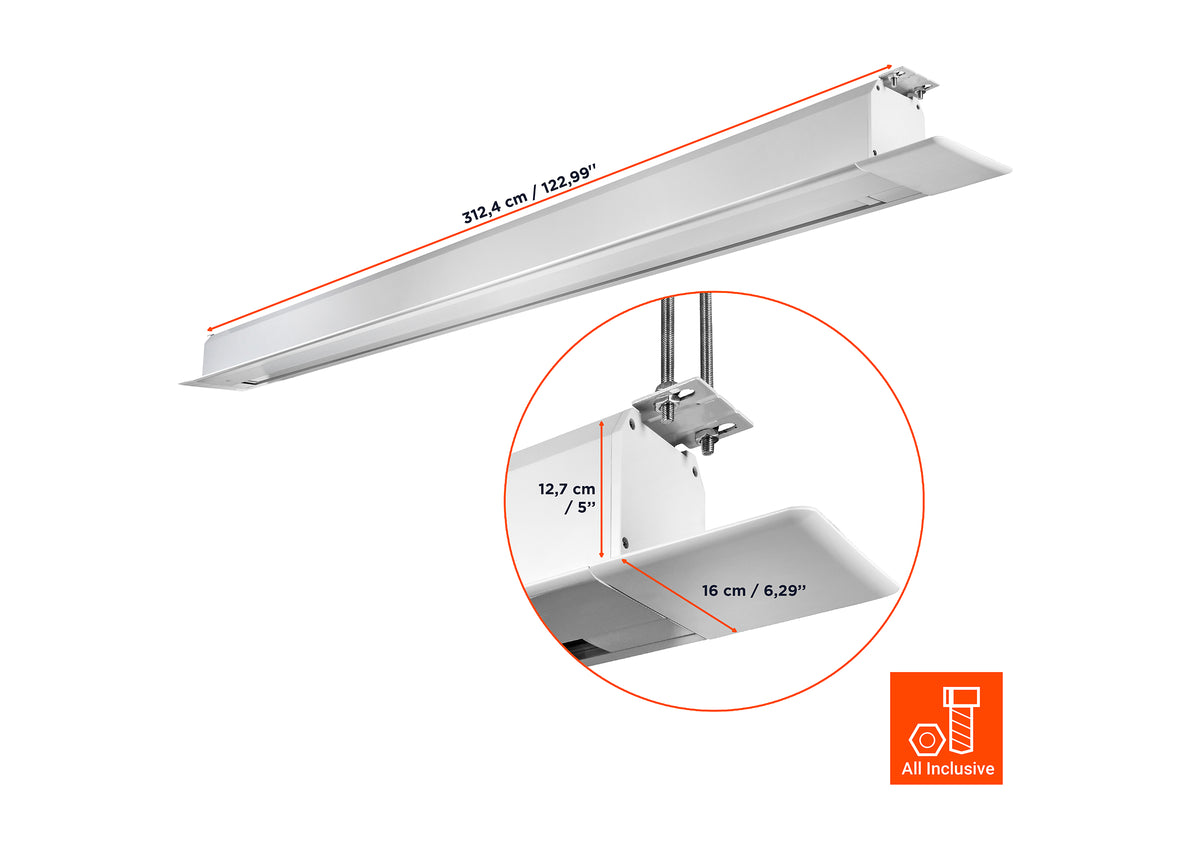 celexon Deckeneinbauleinwand Motor Professional Plus