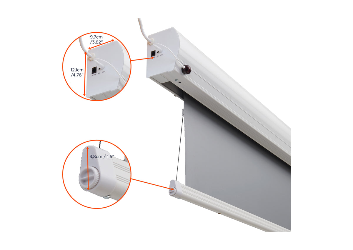 celexon HomeCinema Hochkontrastleinwand Tension - Dynamic Slate ALR