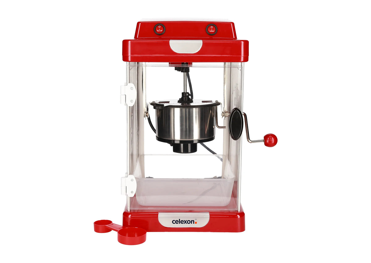 Frontale Ansicht der celexon CinePopCP1000 Popcornmaschine