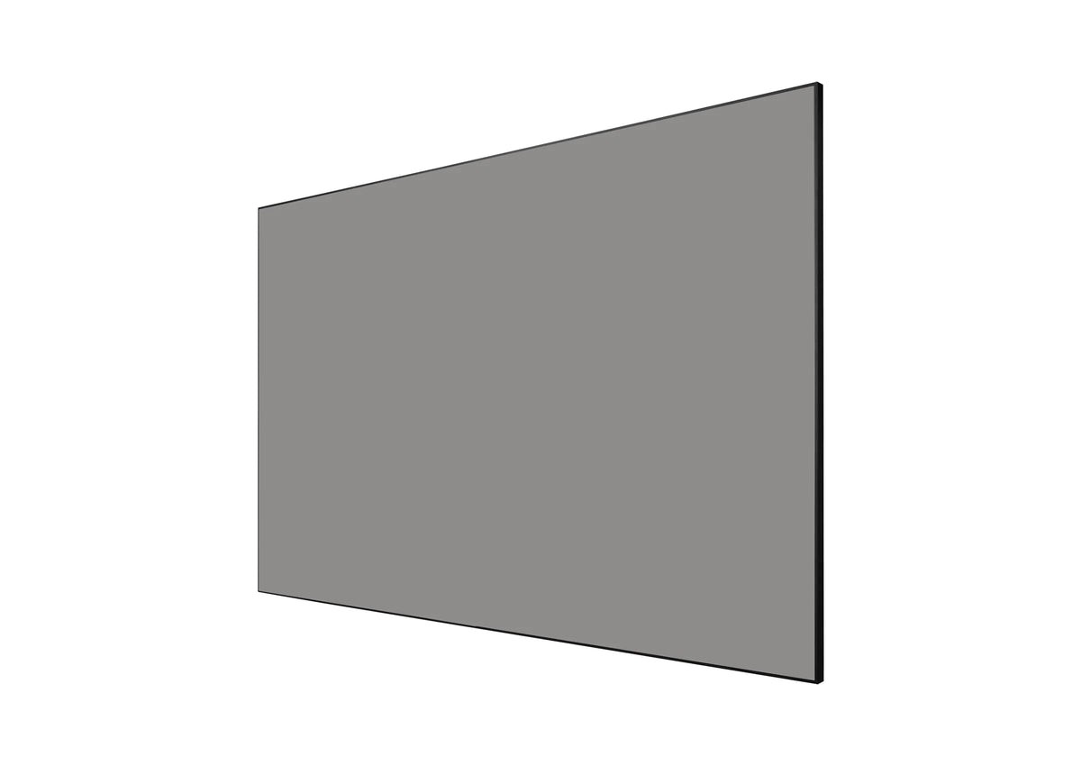 Frontal side view of the celexon DARKVISION ALR Premium Plus Frame Screen SlimFrame Velvet without projection