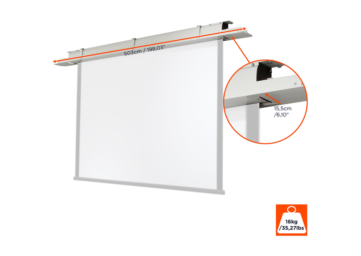 celexon Deckeneinbau-Set für celexon Expert XL-Serie