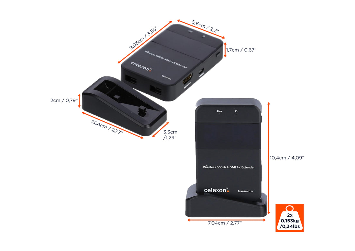 celexon WHD30M Wireless Streamer