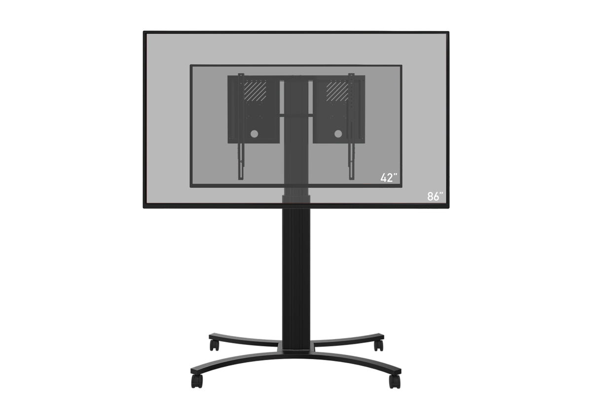 celexon Expert elektrisch höhenverstellbarer Display-Rollwagen Adjust-4286MB