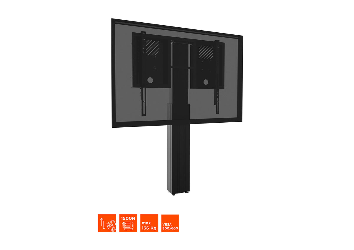 celexon Expert elektrisch höhenverstellbarer Display-Ständer Adjust-4286WB mit Wandbefestigung