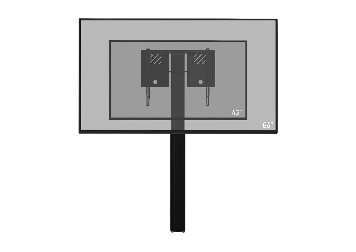 celexon Expert elektrisch höhenverstellbarer Display-Ständer Adjust-4286WB mit Wandbefestigung