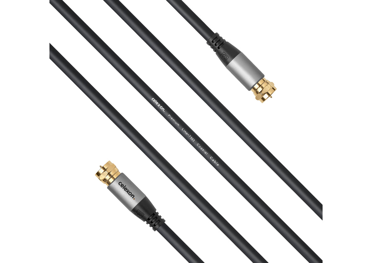 Câble d'antenne satellite fiche F celexon PRO