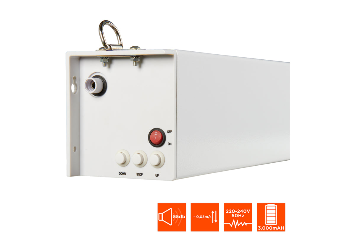 celexon Batterie Leinwand V2.0 Motor Professional Plus