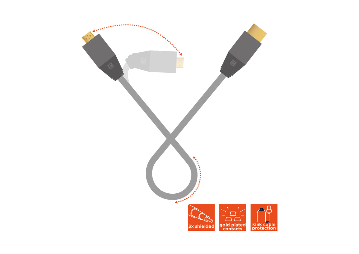 celexon kabel HDMI do Micro HDMI z Ethernetem - 2.0a/b 4K - Professional Line