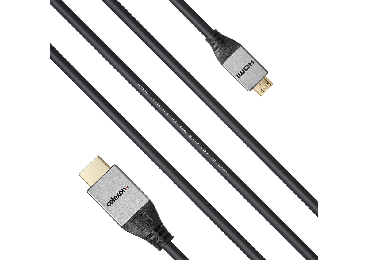 celexon kabel HDMI do Mini HDMI z Ethernetem - 2.0a/b 4K - Professional Line
