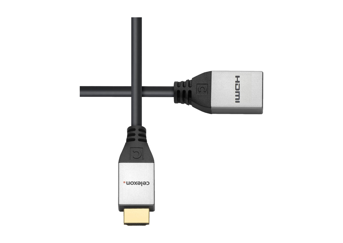 celexon HDMI M/F Adapter mit Ethernet - 2.0a/b 4K 0,25m - Professional Line