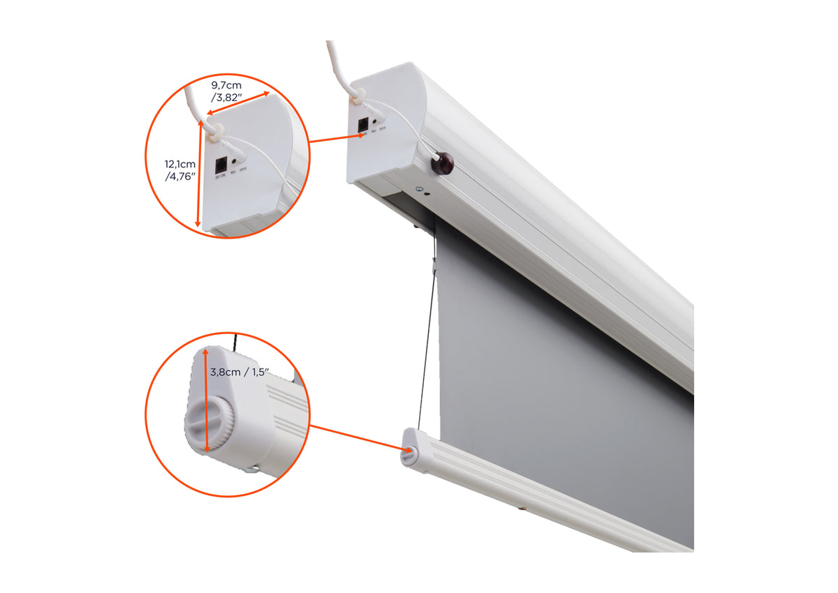 celexon HomeCinema Hochkontrastleinwand Tension - Dynamic Slate ALR