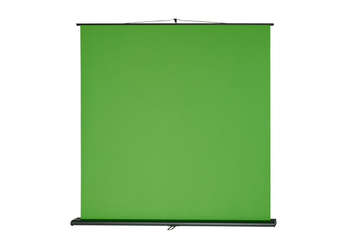Front view of the celexon Mobile Lite Chroma Key Green Screen