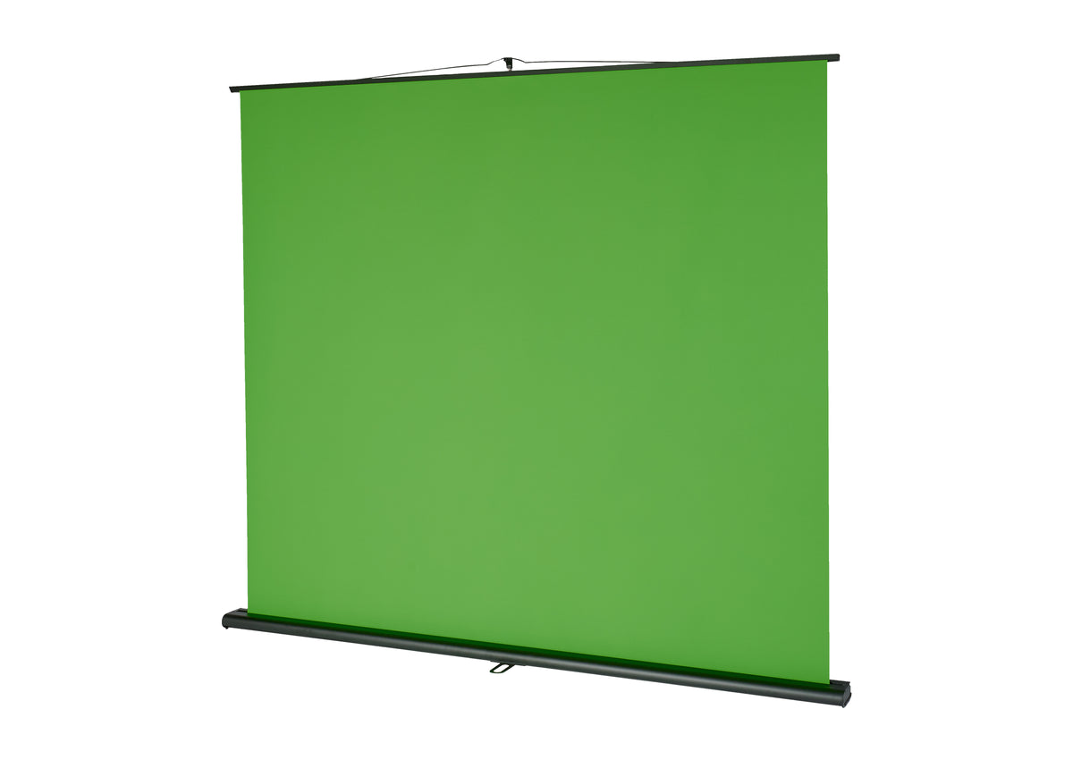Front side view of the celexon Mobile Lite Chroma Key Green Screen