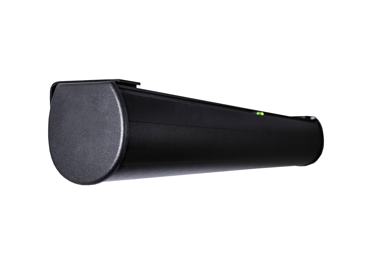 Side view of the housing of the celexon Electric Chroma Key Green Screen