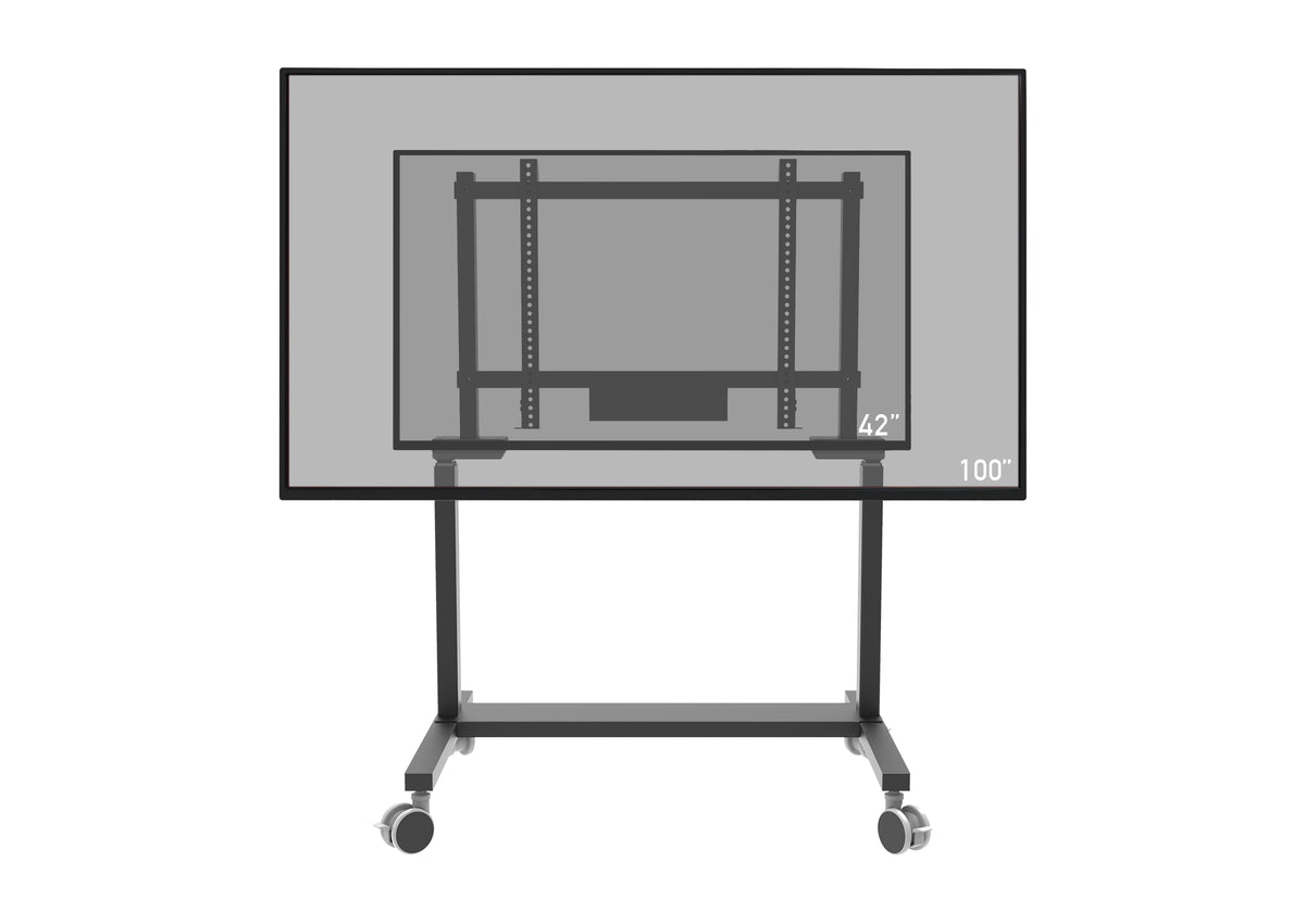 celexon Professional elektrisch höhenverstellbarer Display Rollwagen Adjust-42100M - 65 cm