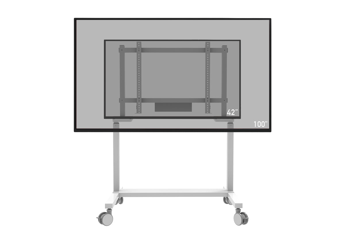celexon Professional elektrisch höhenverstellbarer Display Rollwagen Adjust-42100M - 65 cm