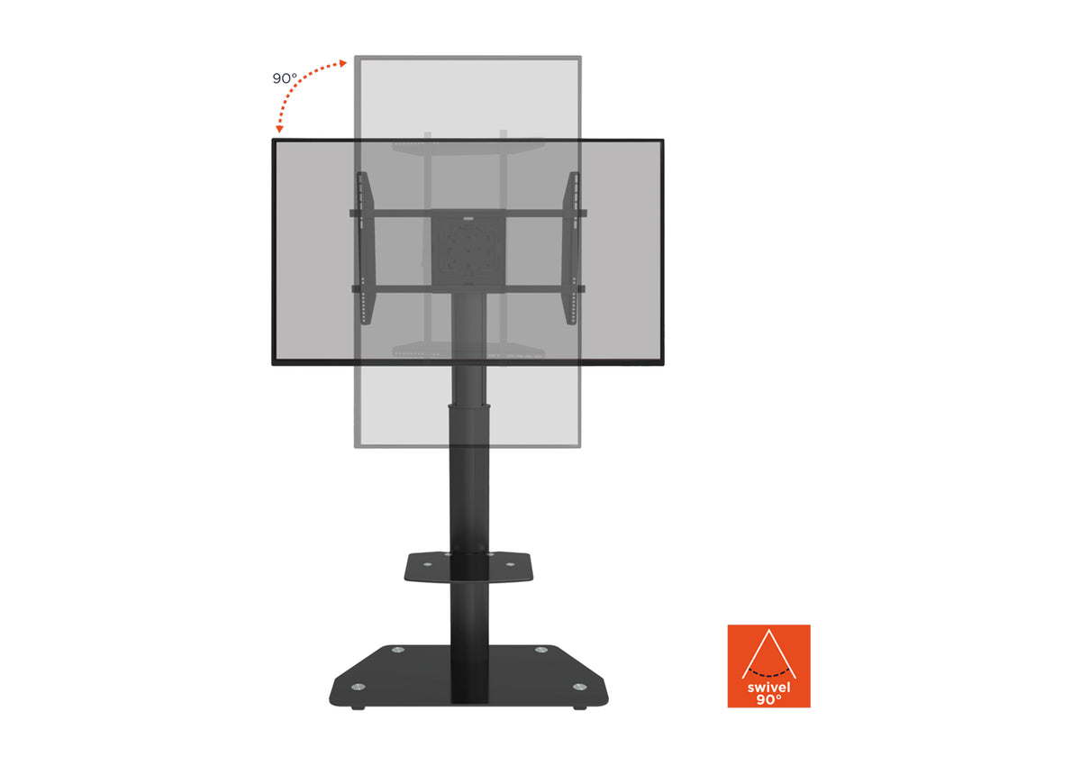 celexon Professional höhenverstellbarer Display Rollwagen Adjust-3270MP Portrait
