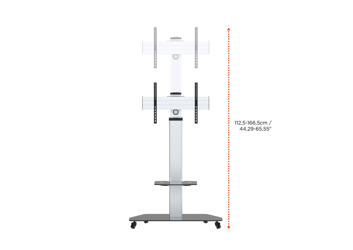 celexon Professional höhenverstellbarer Display Rollwagen Adjust-3270MP