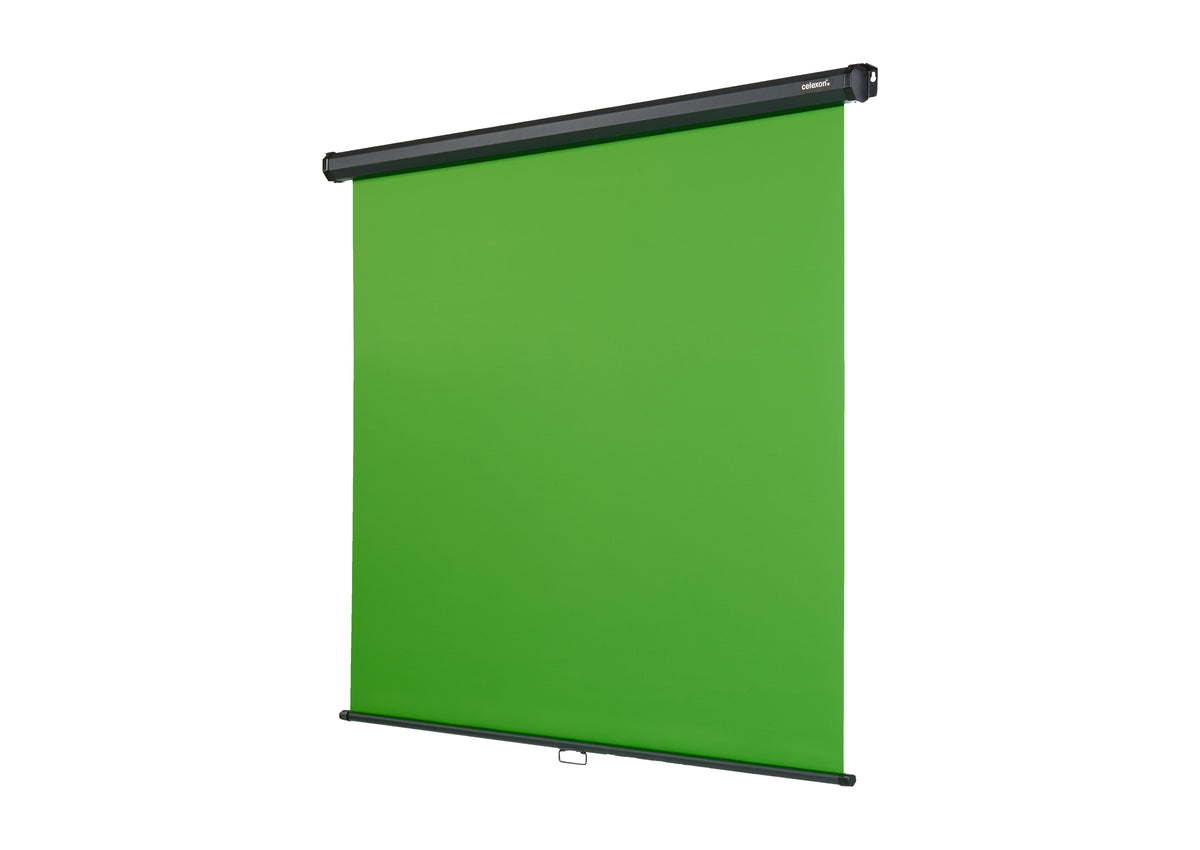 celexon manuell projektorduk Green Screen 200 x 190 cm