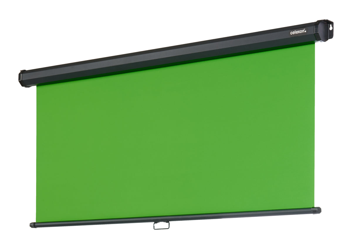 celexon manuell projektorduk Green Screen 200 x 190 cm