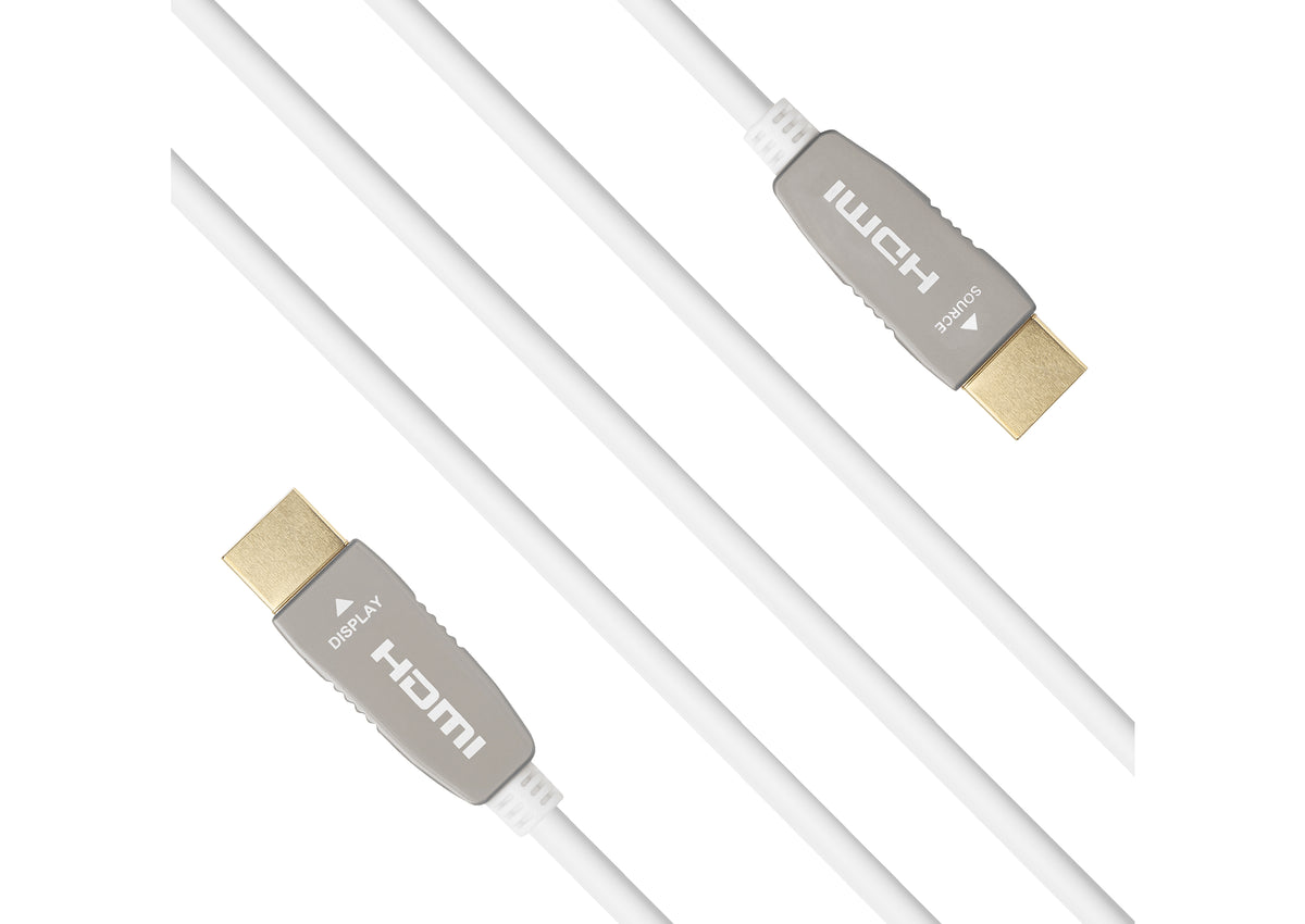 celexon UHD Optical Fibre HDMI 2.0b Aktywny kabel, biały