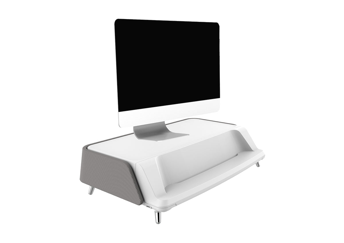 Side view of the celexon Professional UV Monitor Station ME1730 in grey