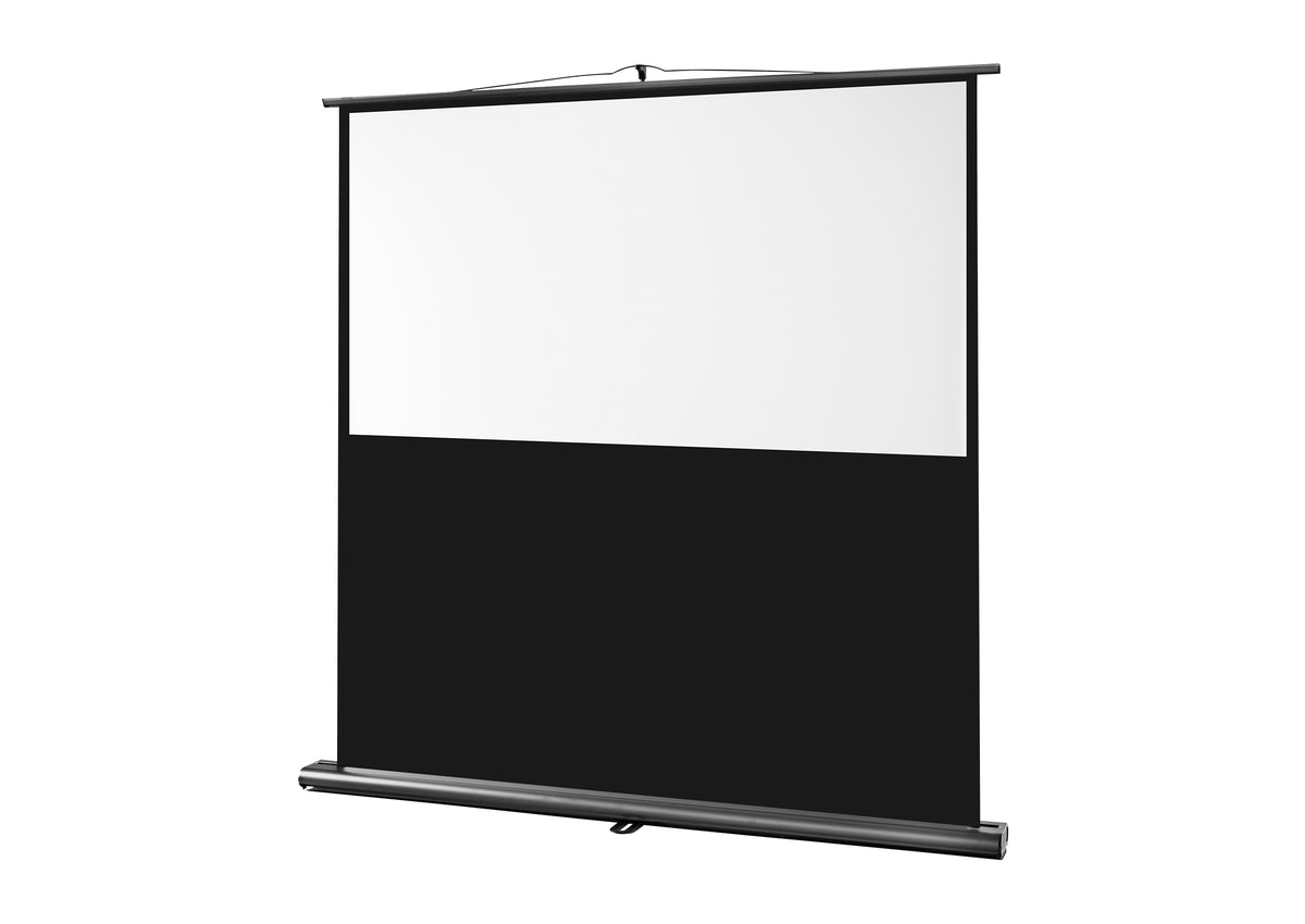 Frontal angled view of the celexon Projector Screen Ultramobile Professional without projection
