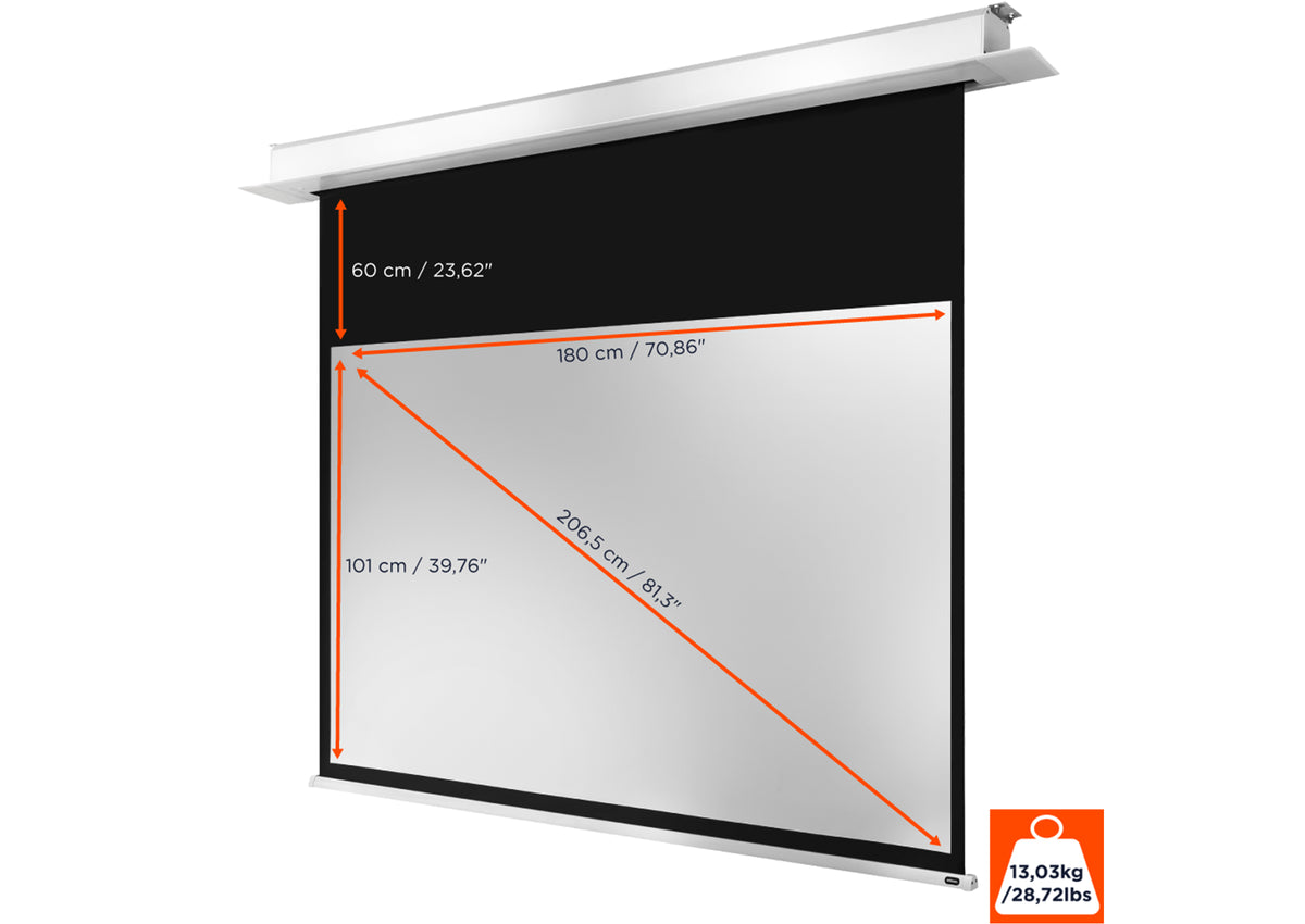celexon Deckeneinbauleinwand Motor Professional Plus