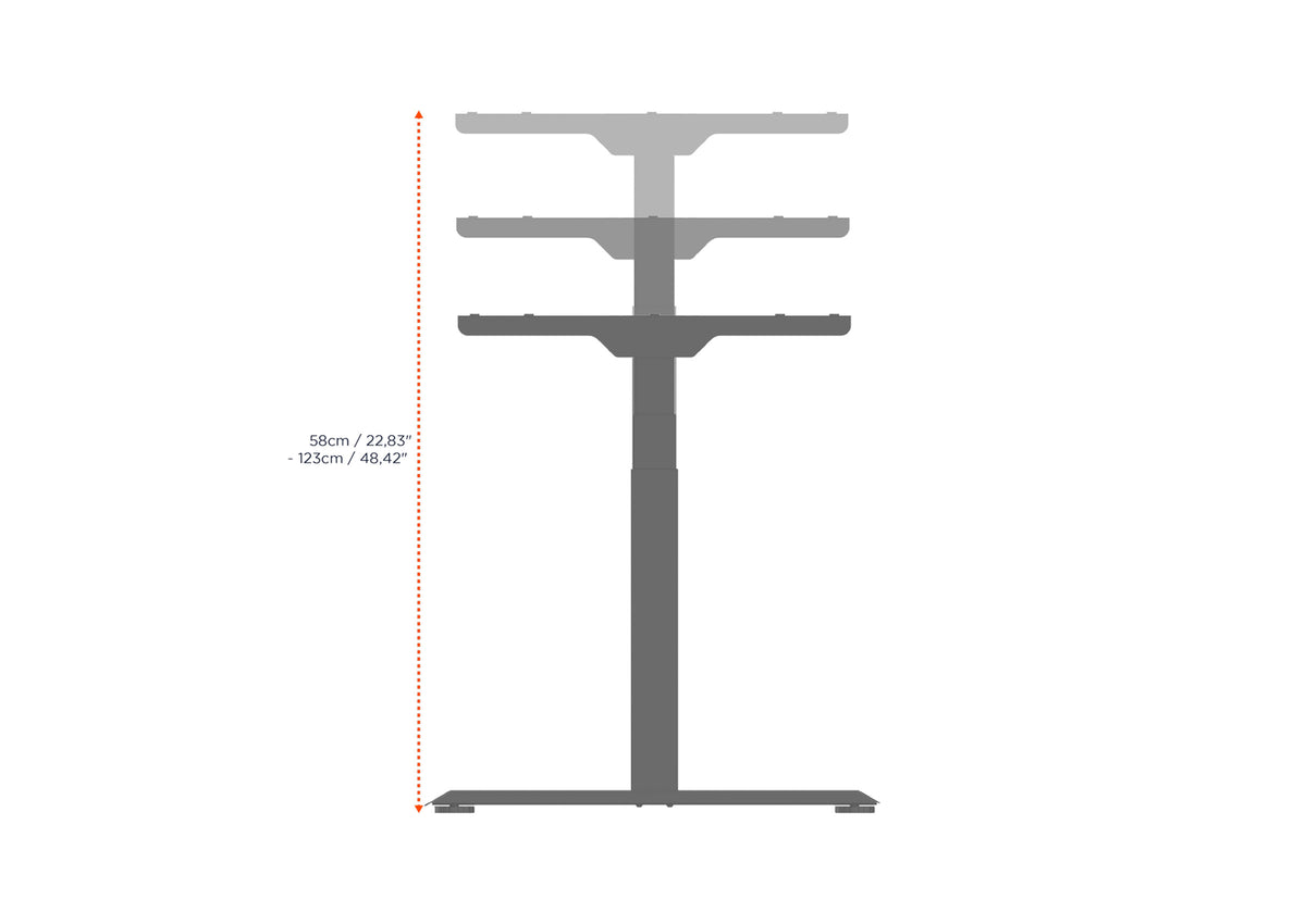 celexon electrically height-adjustable desk Professional eAdjust-58123