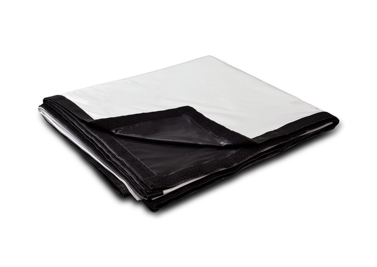 Folded projection fabric for the celexon inflatable outdoor projector screen INF200