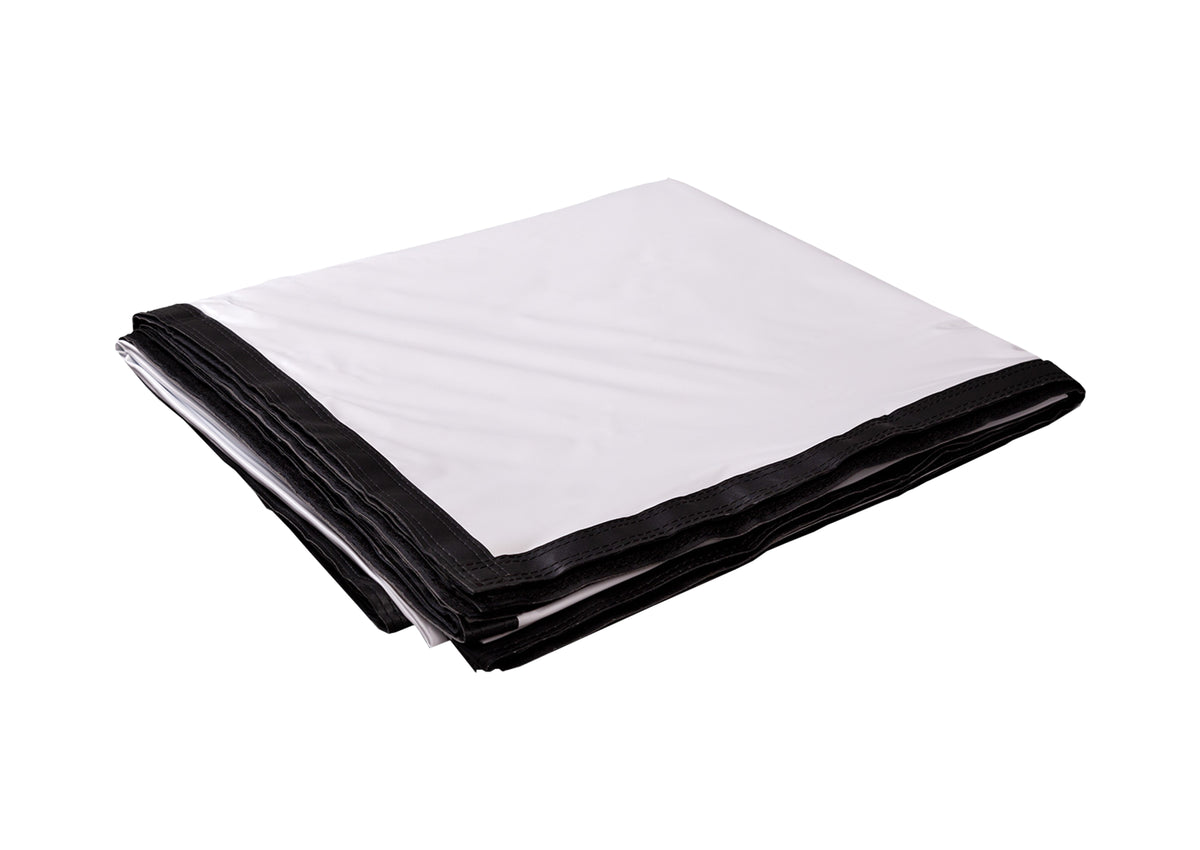 Folded projection fabric for the celexon inflatable outdoor projector screen INF200