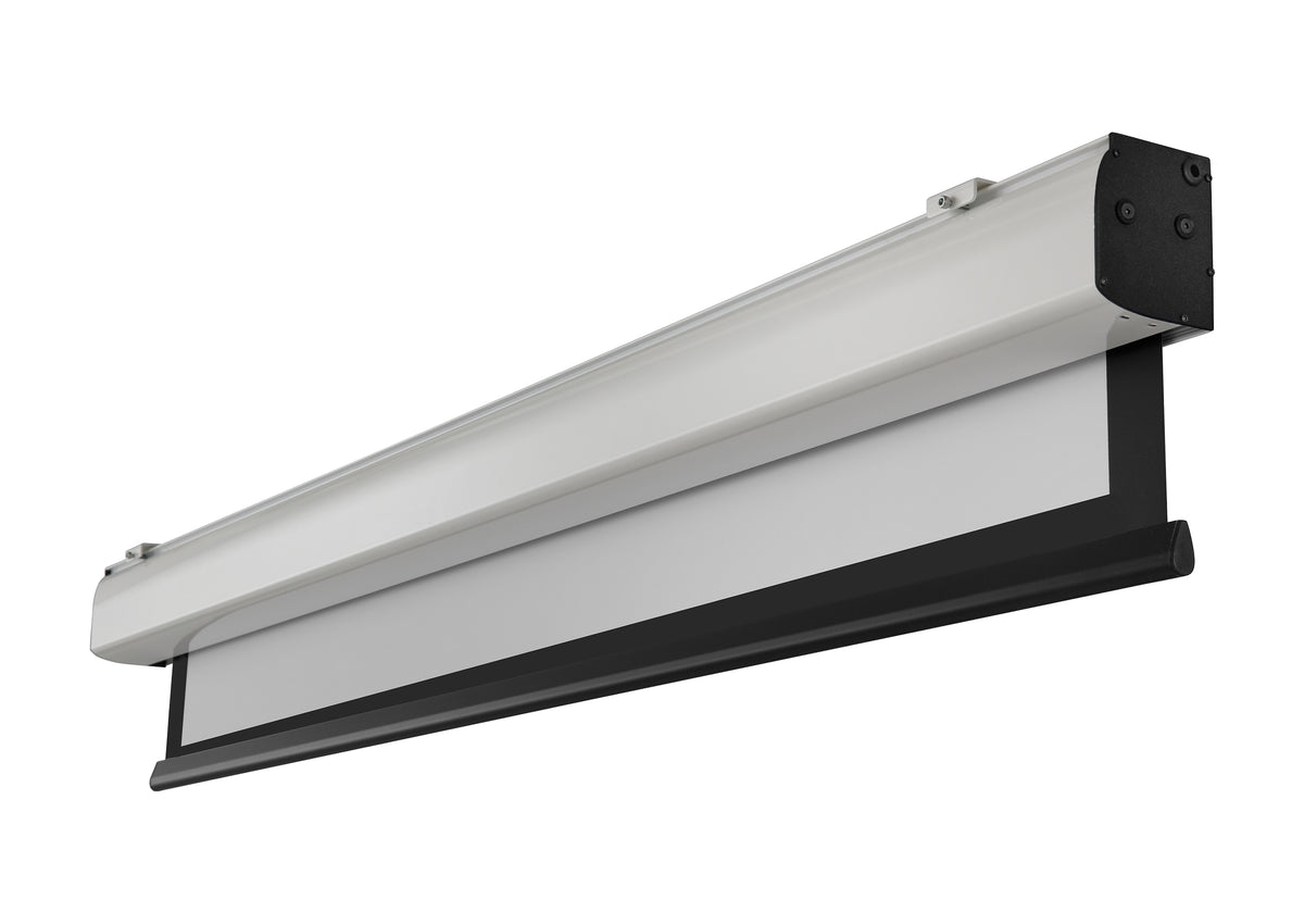 Side front view of the slightly extended of the celexon Projector Screen Electric Expert XL