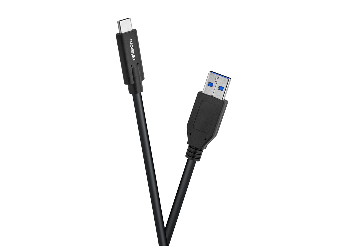 celexon USB-C auf USB-A Kabel - USB 3.2 Gen 2x1