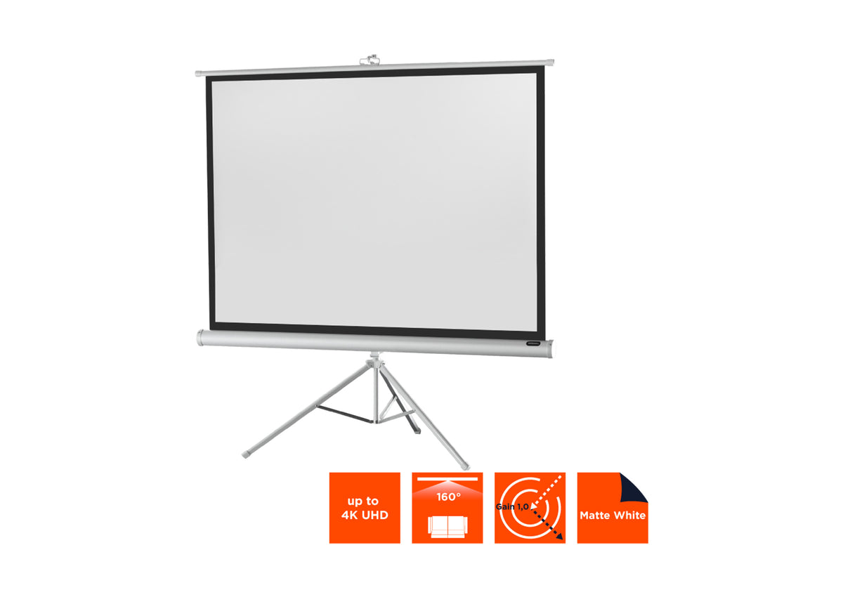 celexon Stativleinwand Economy - White Edition