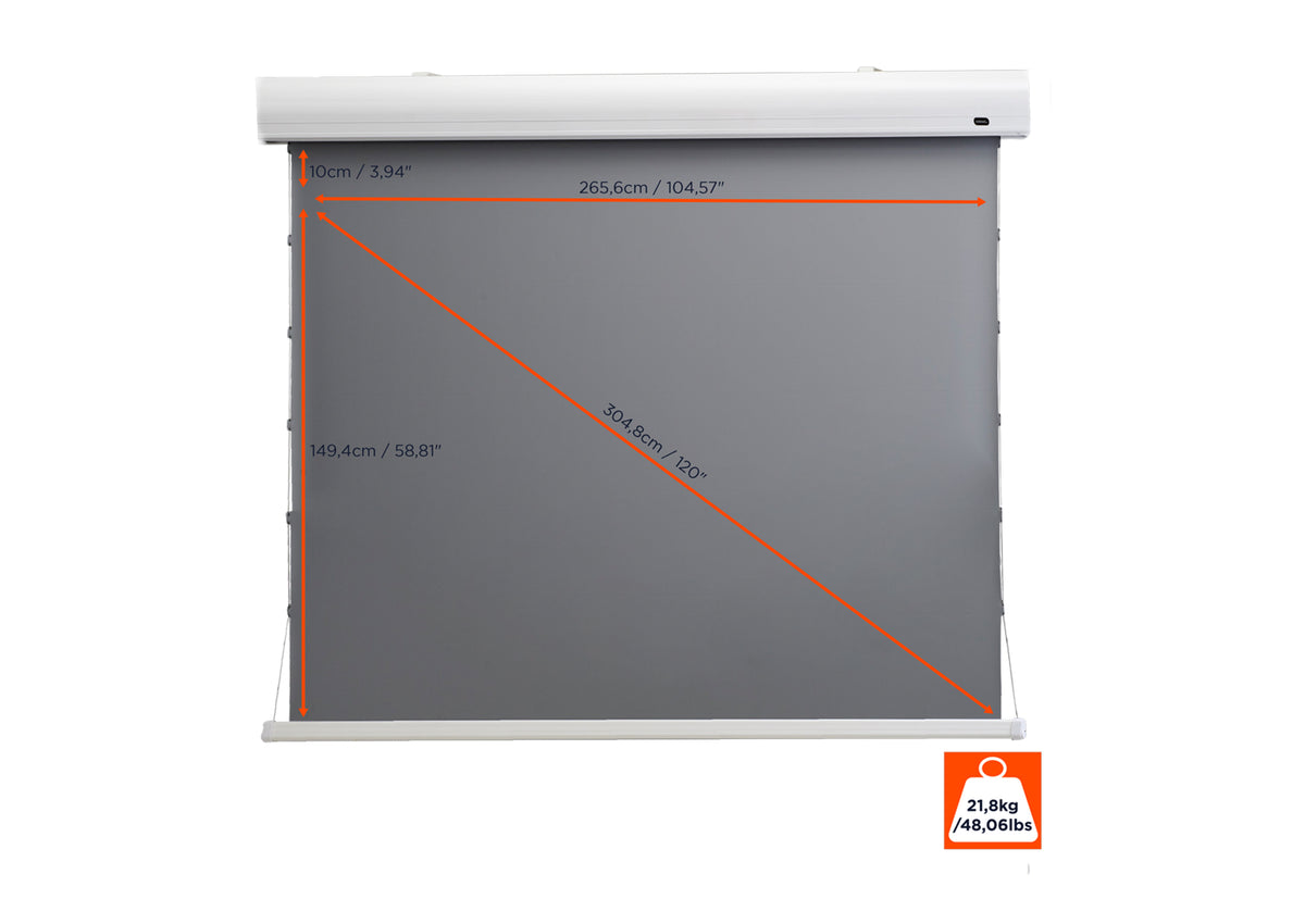 celexon HomeCinema Hochkontrastleinwand Tension - Dynamic Slate ALR