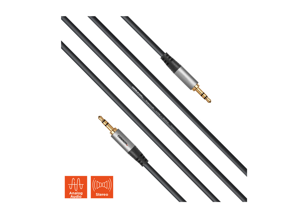 celexon 3,5mm Stereo Klinke Audiokabel - Professional Line