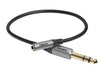 celexon 6.3mm stereo jack to 3.5mm stereo jack M/F audio adapter 0.25m - Professional Line arranged in loops