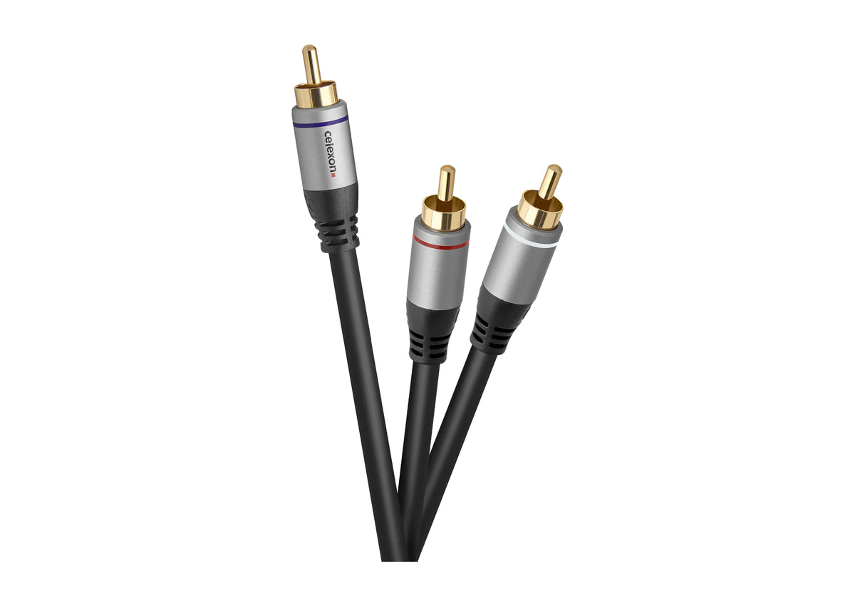 celexon Cinch auf 2x Cinch Audiokabel - Professional Line