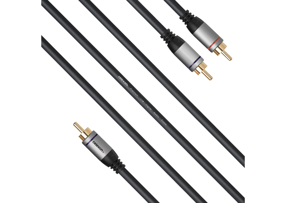 celexon Cinch auf 2x Cinch Audiokabel - Professional Line