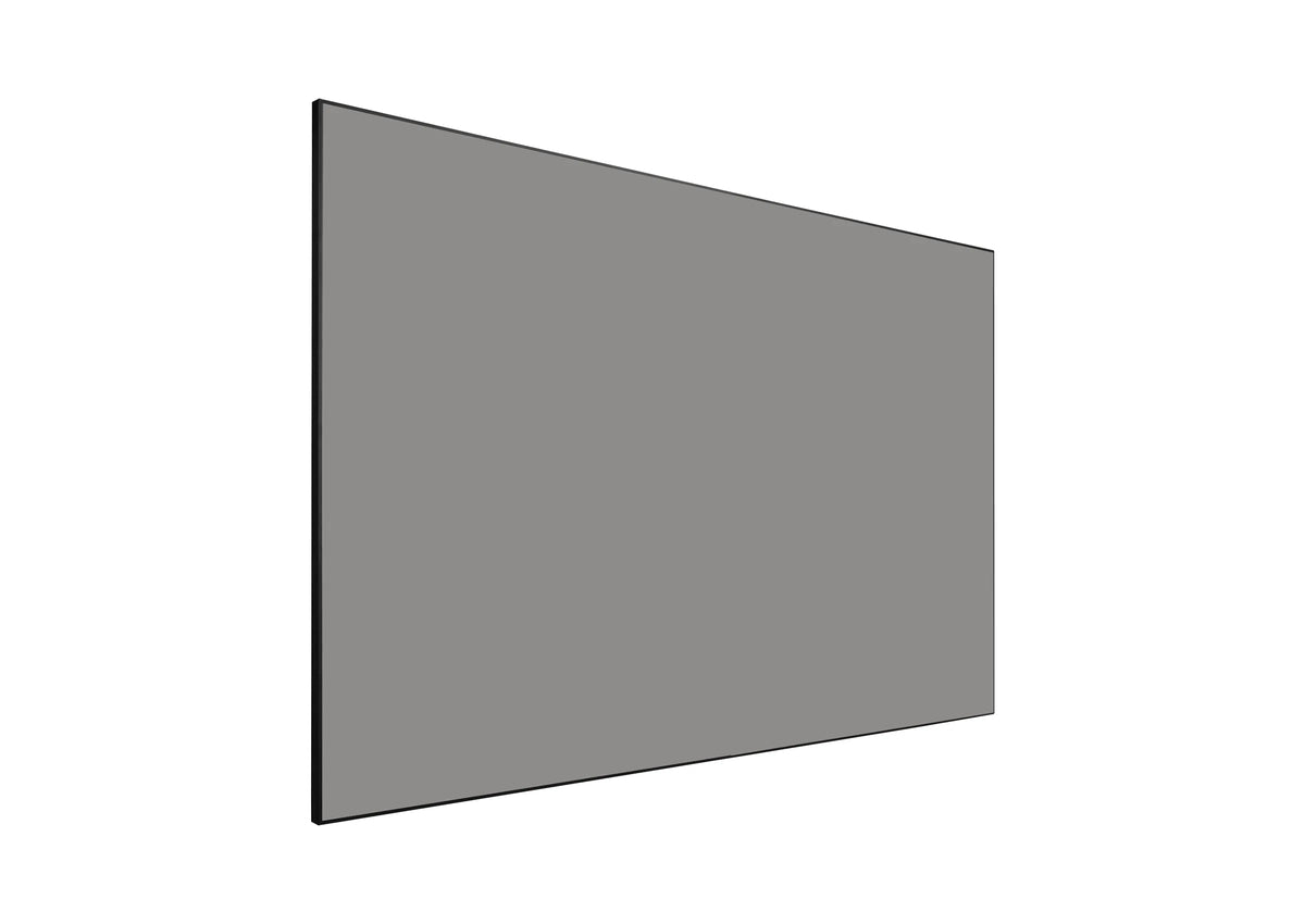 Frontal side view of the celexon DARKVISION ALR Premium Plus Frame Screen SlimFrame Velvet without projection