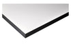celexon HPL Table Top in White with a black border