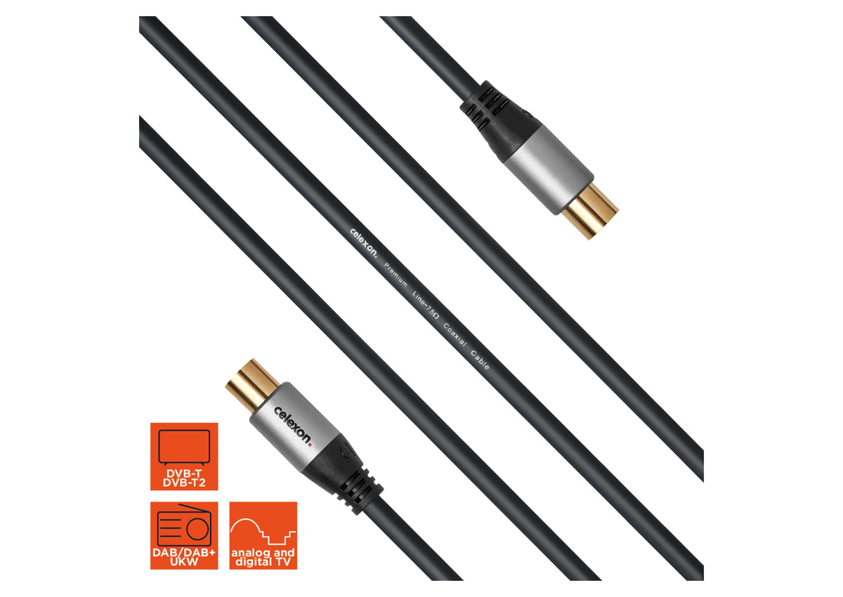 celexon IEC TV Antennenkabel - Professional Line