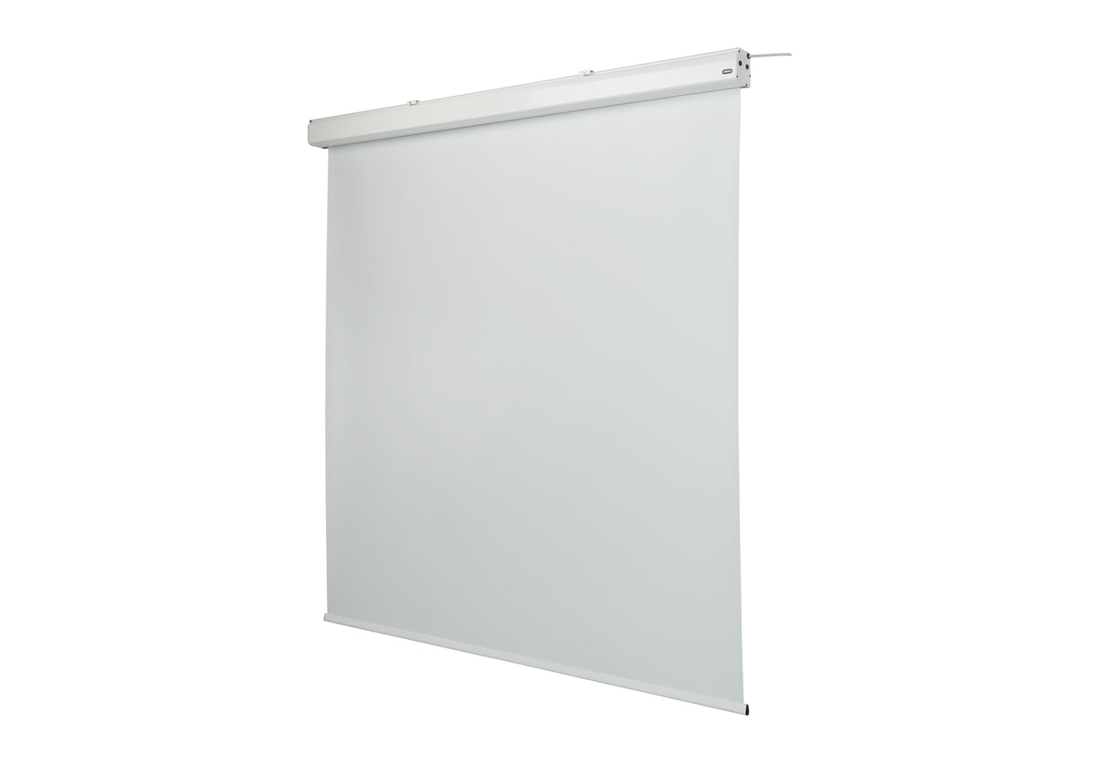Frontal side view of the celexon Projector Screen Electric Expert without projection