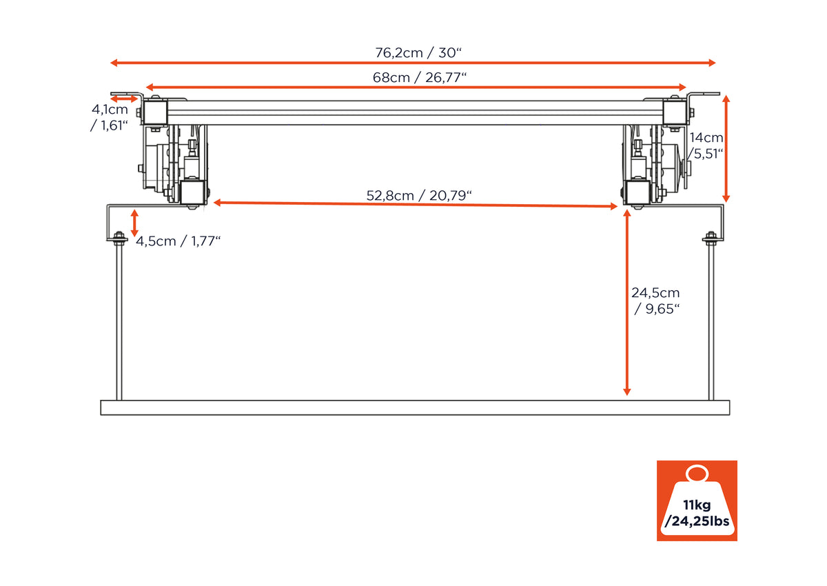 celexon Deckenlift PL400 HC Plus
