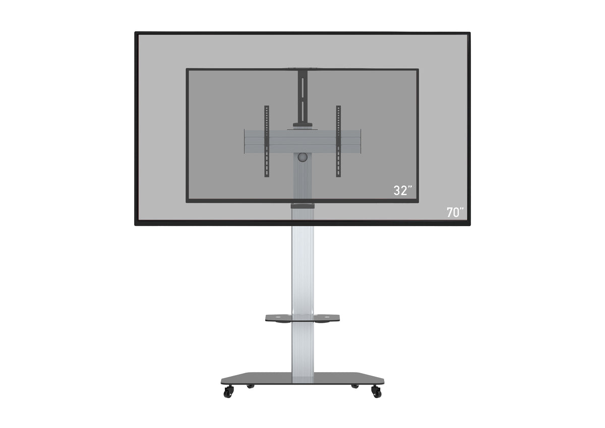 celexon Professional höhenverstellbarer Display Rollwagen Adjust-3270MP