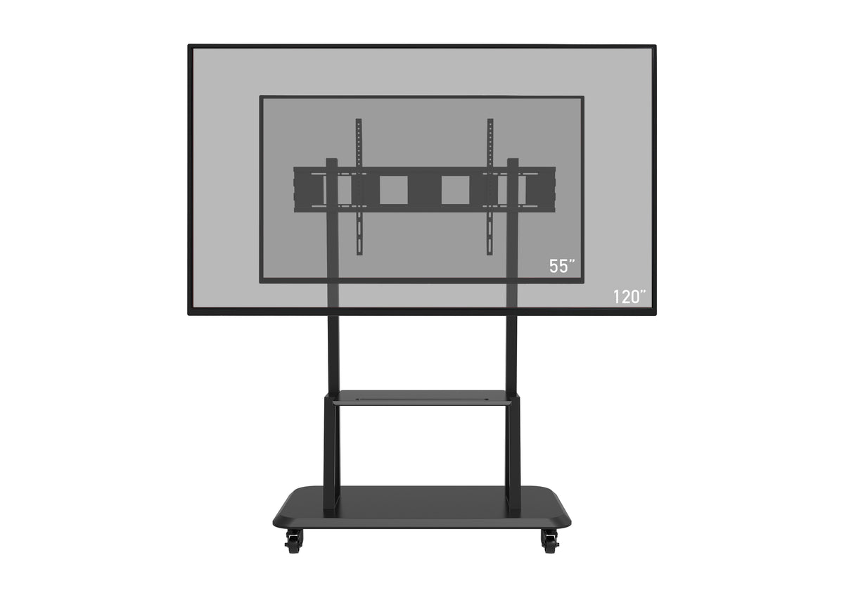 celexon Professional höhenverstellbarer Display Rollwagen Adjust-55120MP