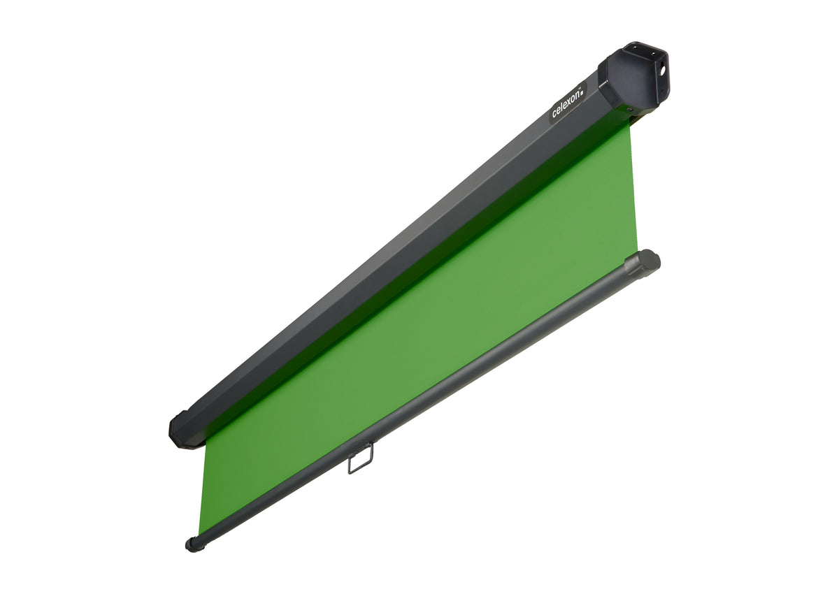 celexon manuell projektorduk Green Screen 200 x 190 cm