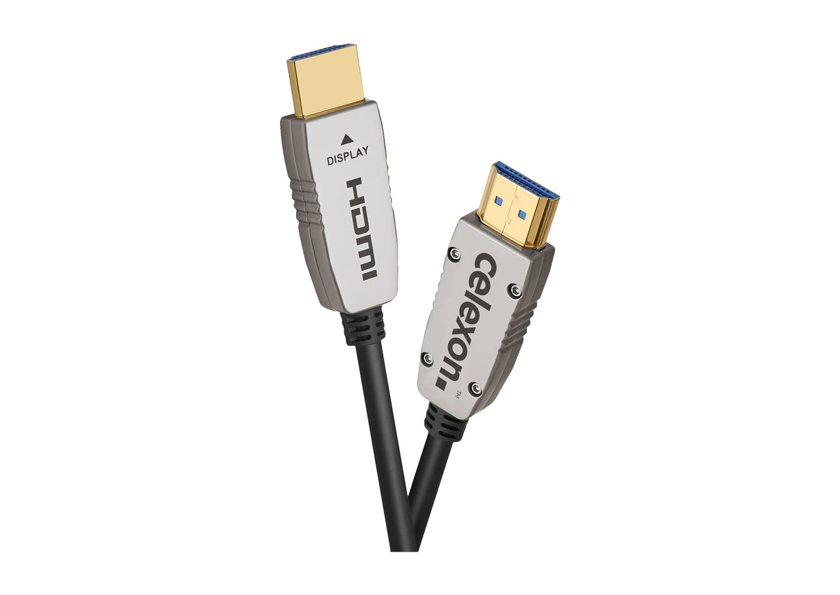 celexon UHD Optical Fibre HDMI 2.0b Aktywny kabel, czarny