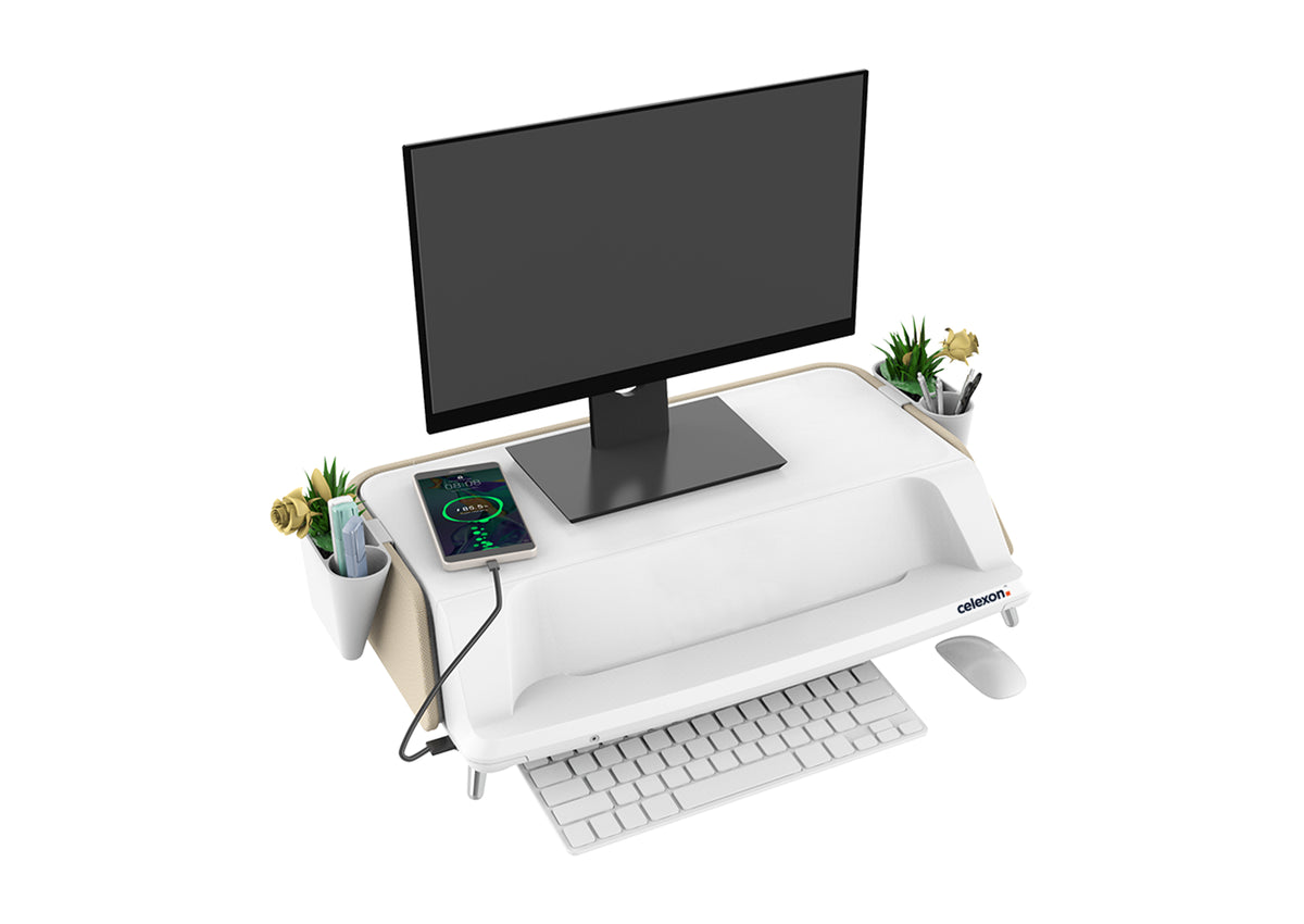 Top view of the celexon Professional UV Monitor Station ME1730 in Beige